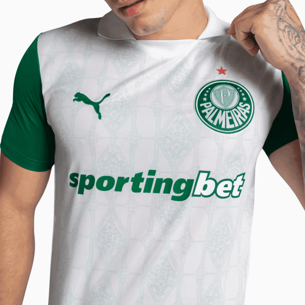 Camisa Puma Palmeiras 2025/26 II - Paulinho N° 10