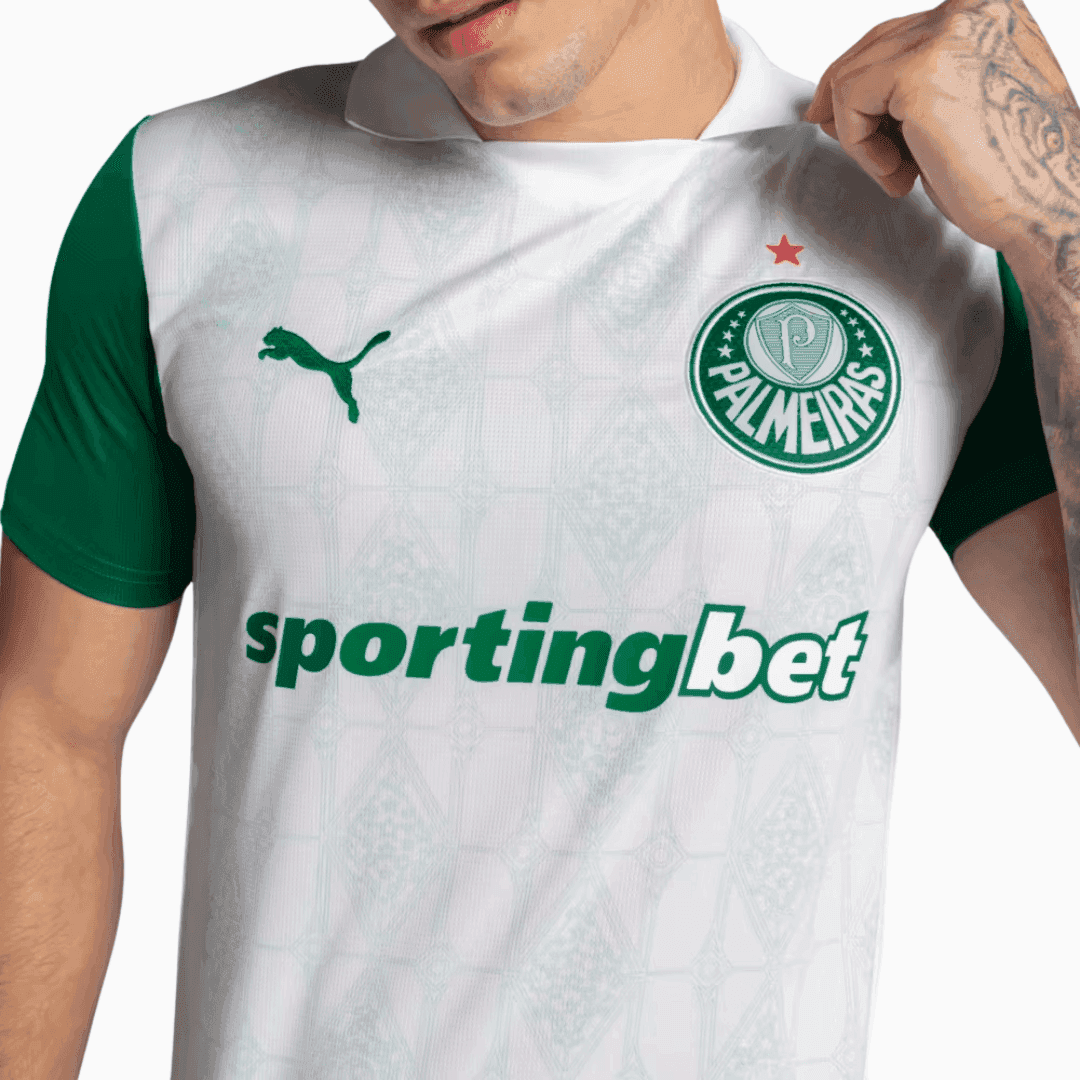 Camisa Puma Palmeiras 2025/26 II - Paulinho N° 10