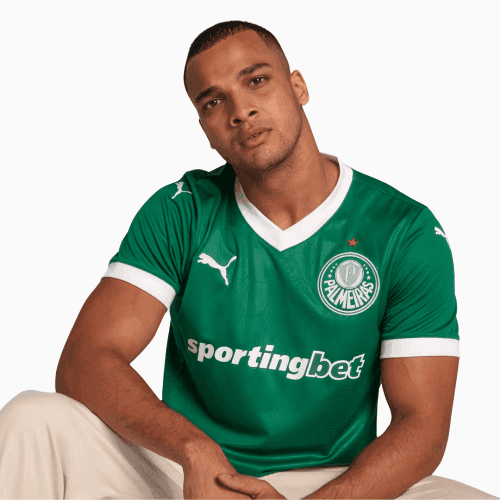 Camisa Puma Palmeiras 2025/26 I - Estevão N° 41