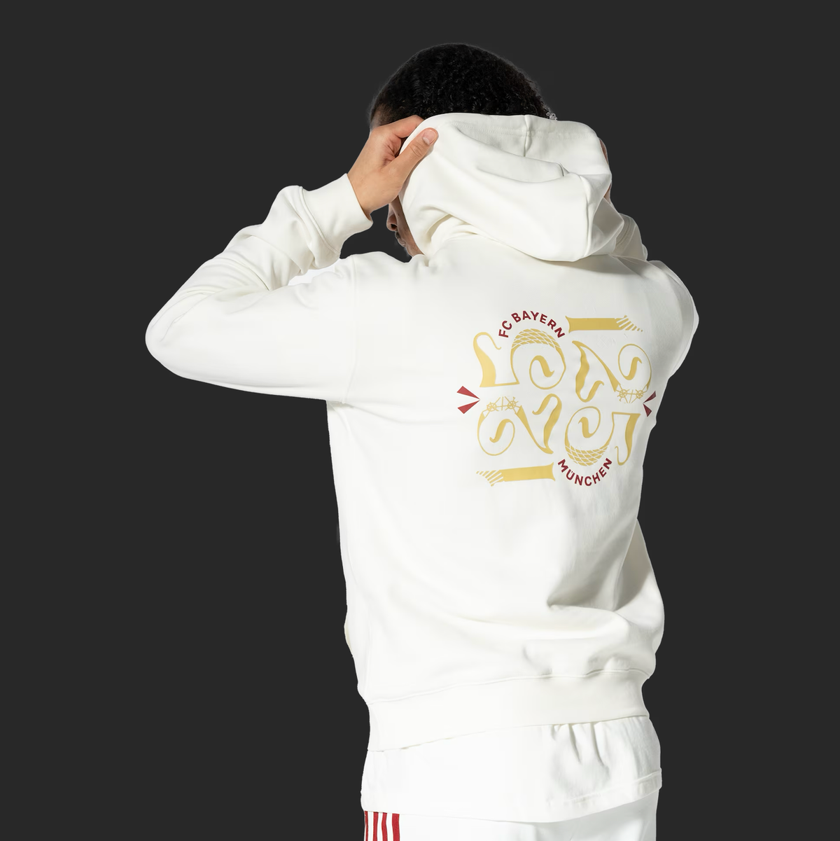 Bayern Munich Hoodie 125th Anniversary - Beige