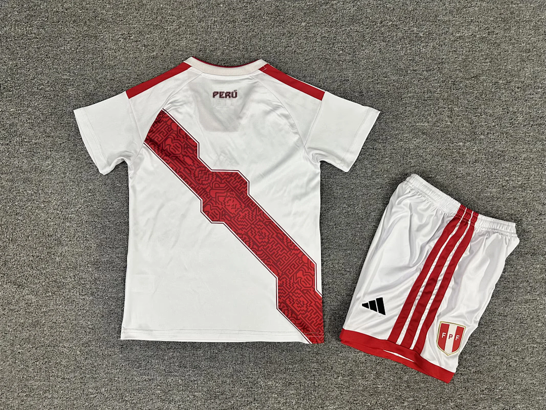 Kit Kids Peru World Cup 2026 Jersey