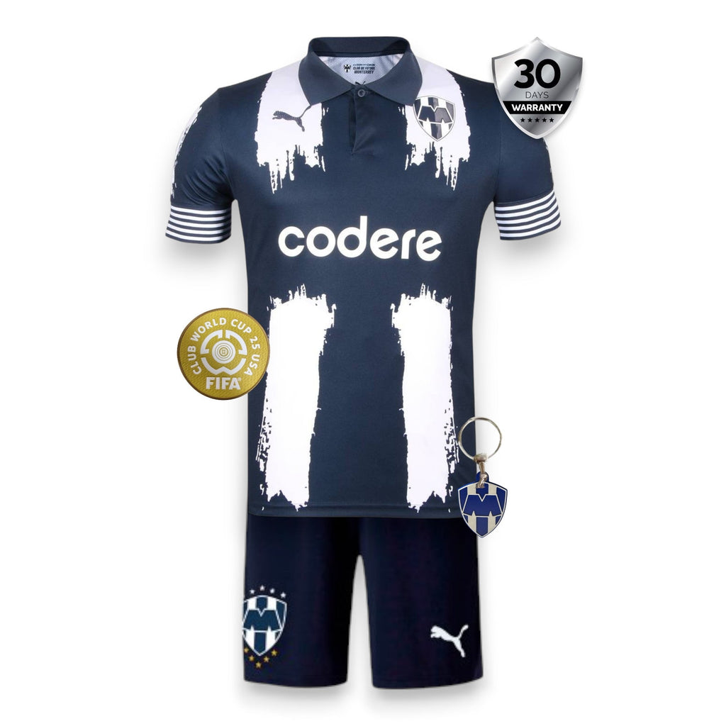 Kids CF Monterrey Home Kit Clubs Word Cup