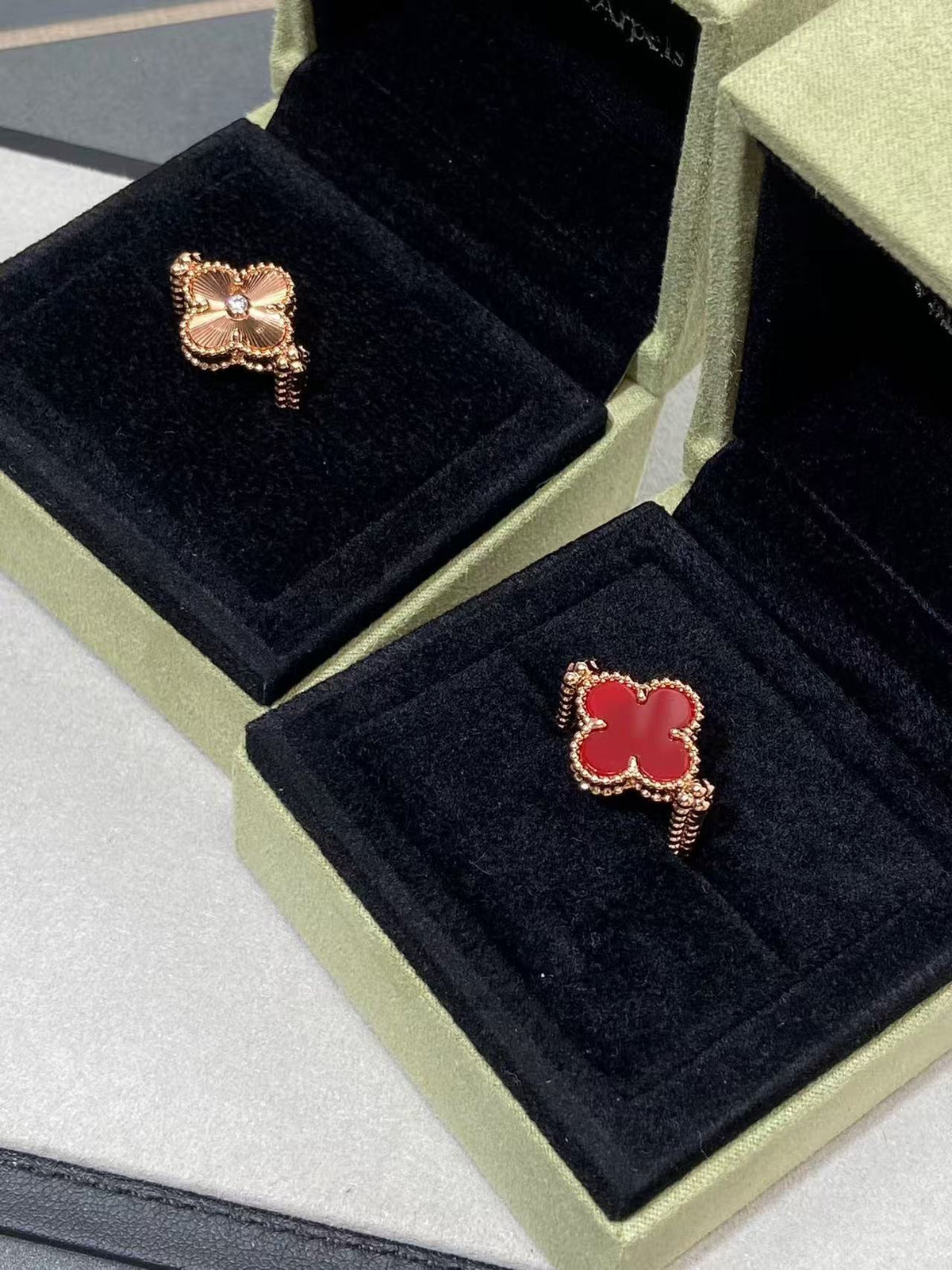 2 Color Simple and stylish new ring 1