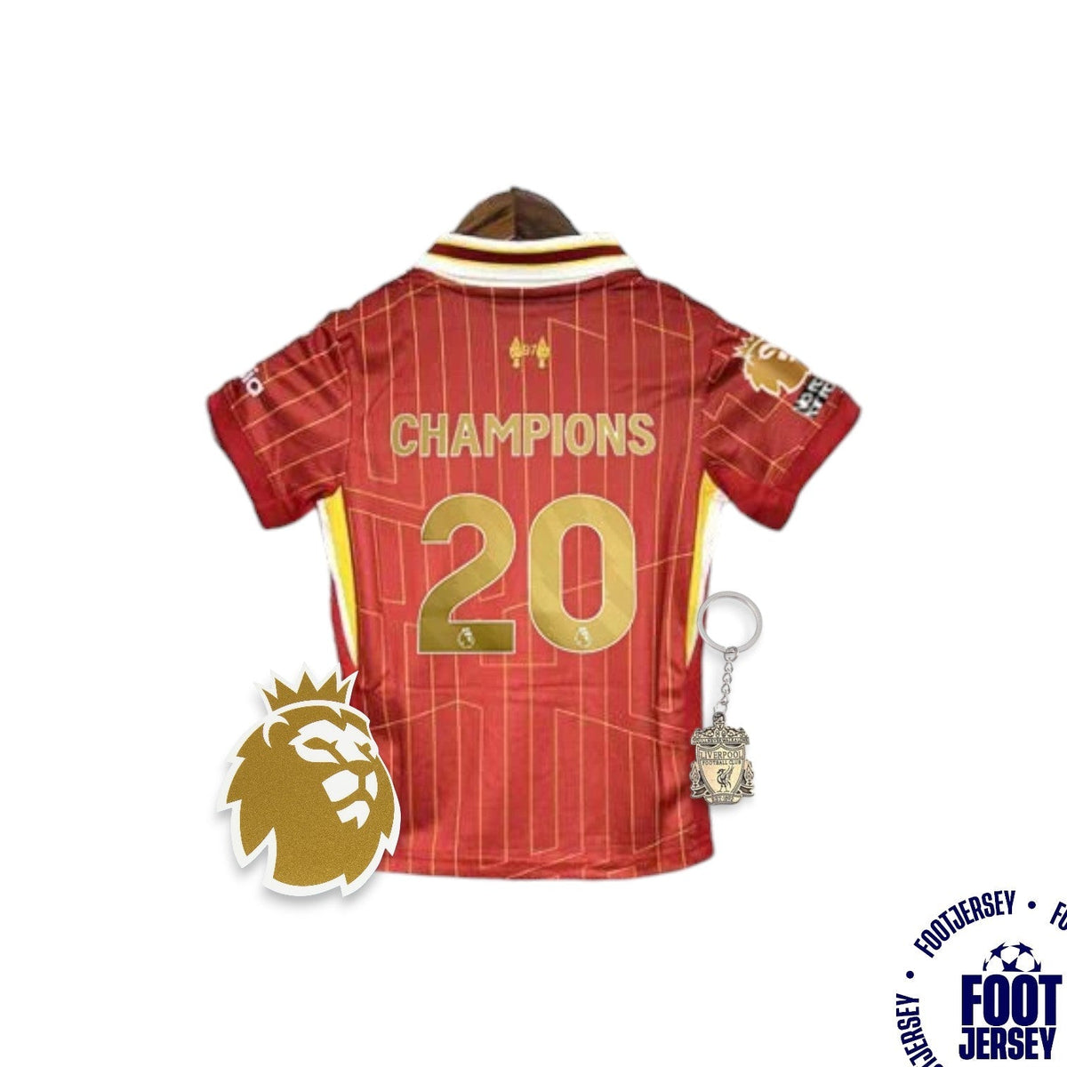 Kids Liverpool Home Kit 2024/2025 - CHAMPIONS #20