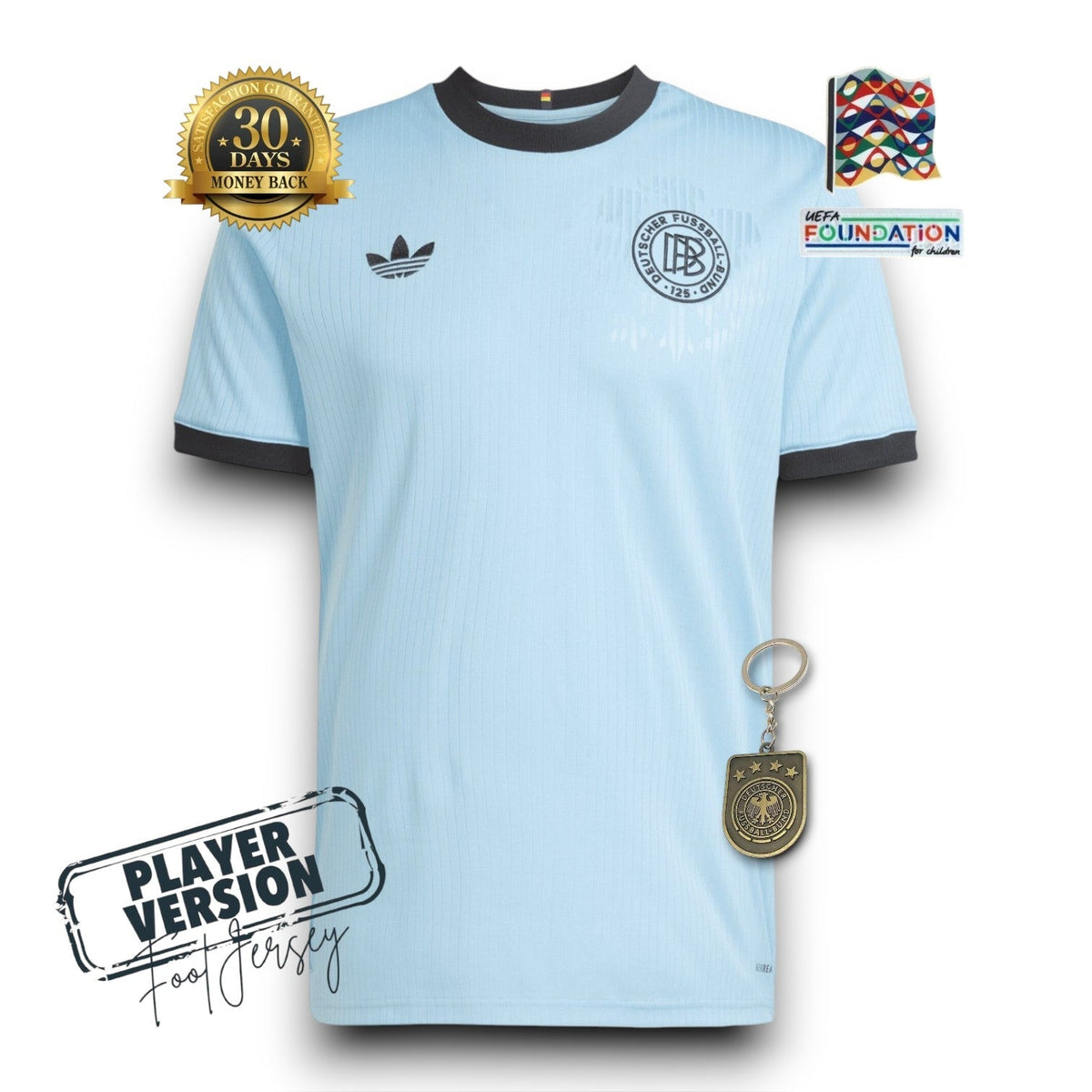 Germany 125th Anniversary Player Jersey Blue
