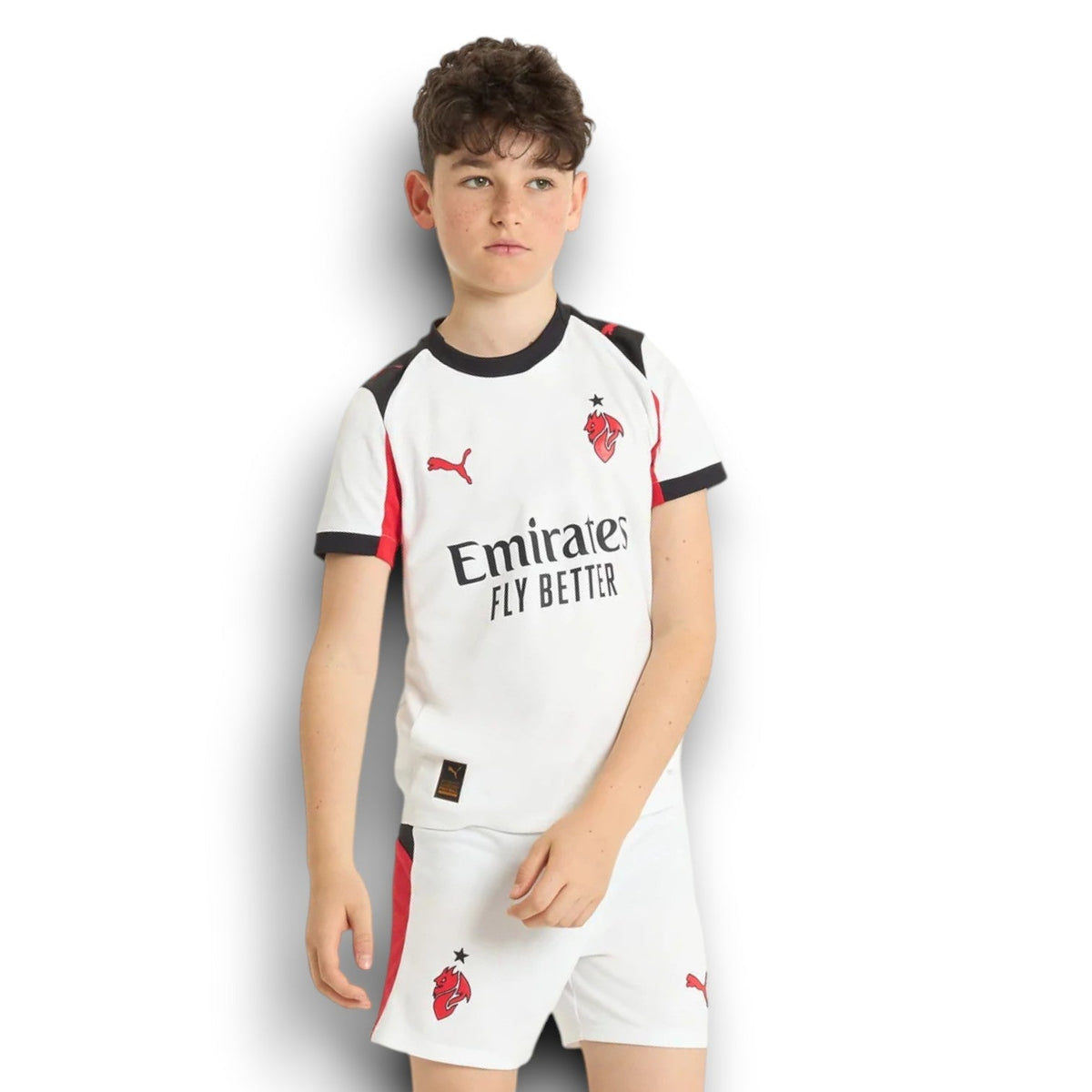 Kids AC Milan Away Kit 2025/26
