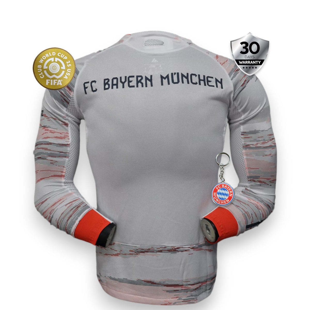 Bayern Munich Player Jersey Away 2025/26-  Long Sleeve