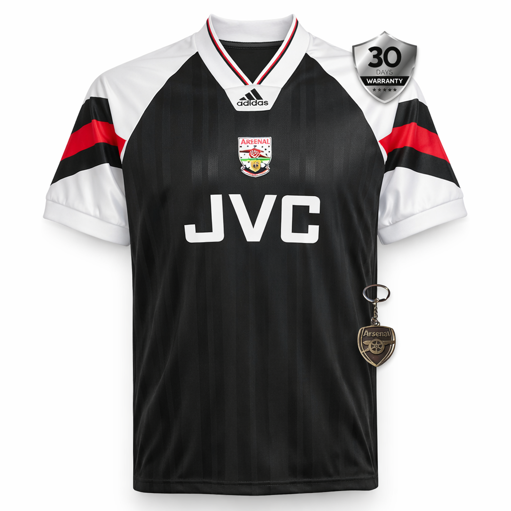 Arsenal Retro Jersey Home Black 1992/94 - Remake