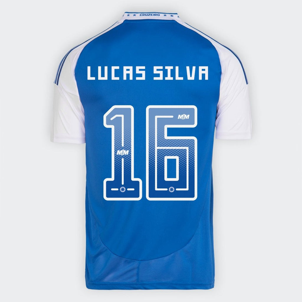 Camisa Adidas Cruzeiro 2025/26 I LUCAS SILVA N° 16