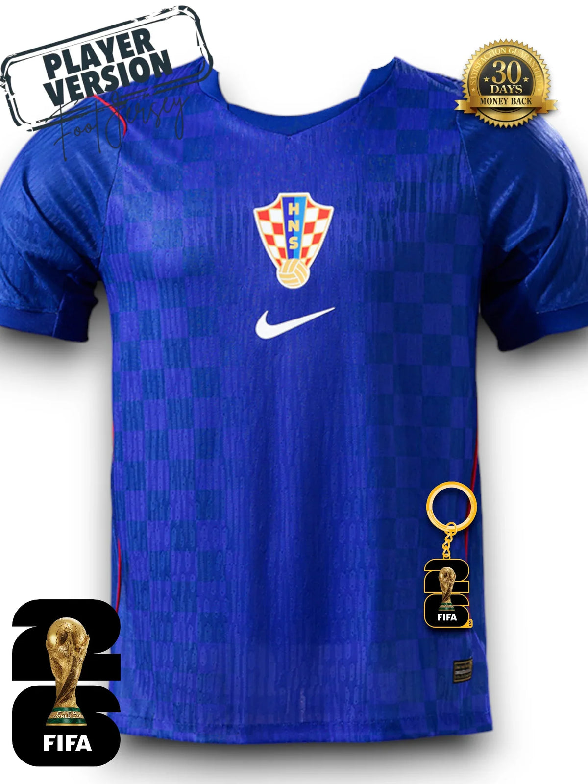 Croatia World Cup 2026 Away Jersey - Player Version