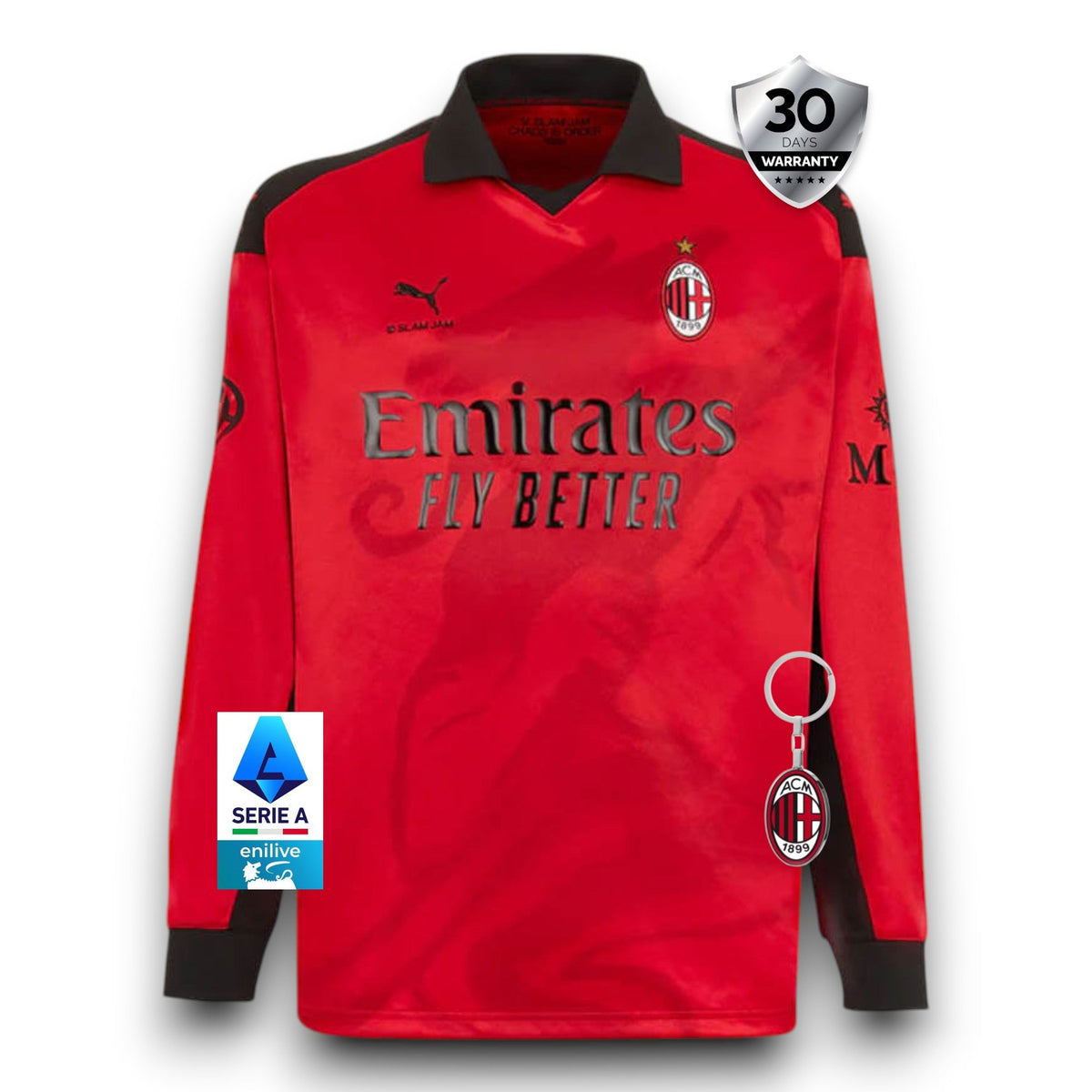 AC Milan RED Jersey X SLAM JAM - Fourth 2025/26