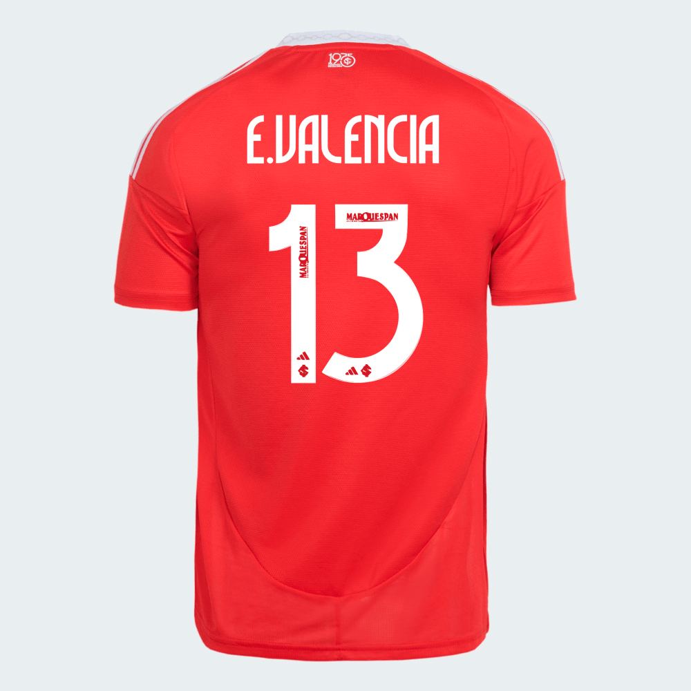 Camisa Adidas Internacional 2025/26 I - E. Valencia N° 13