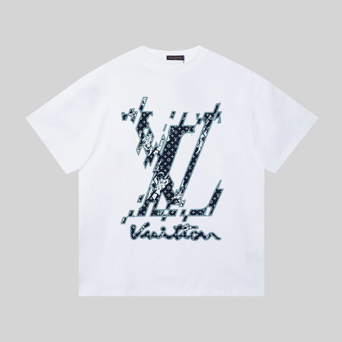 White fashion T-shirt 072
