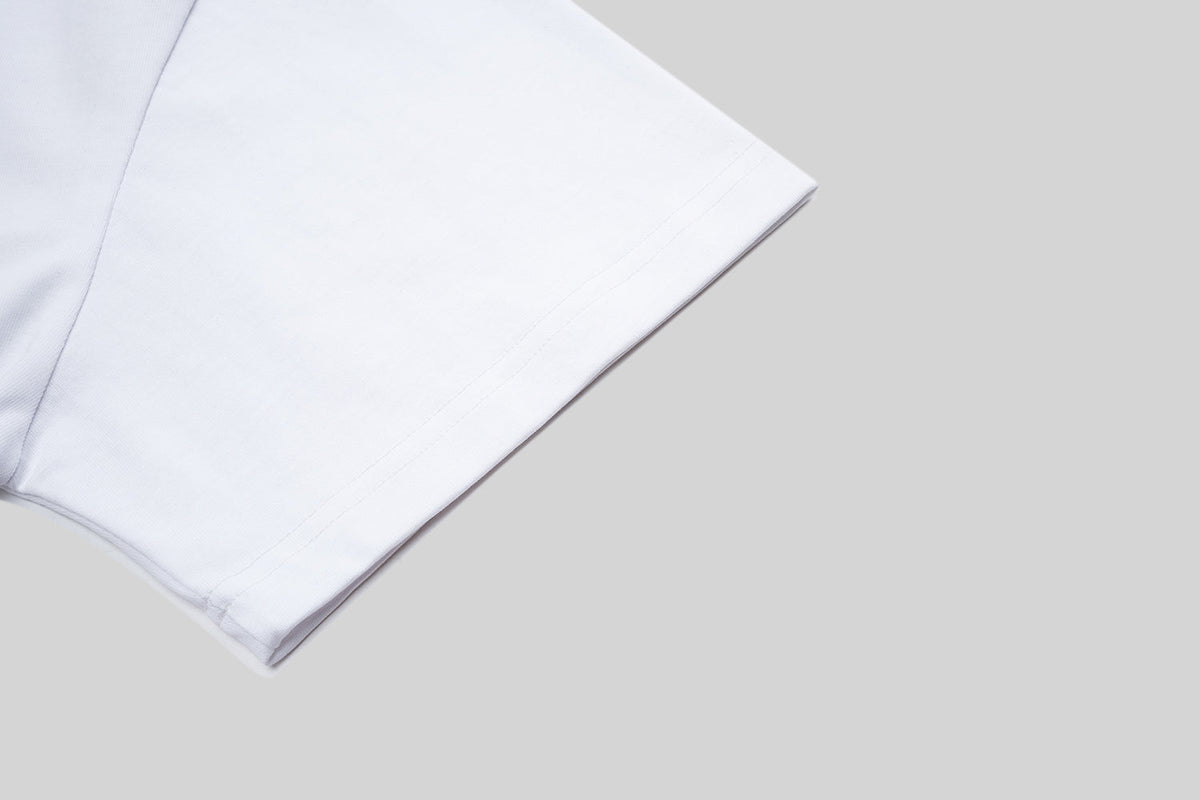 White fashion T-shirt 072