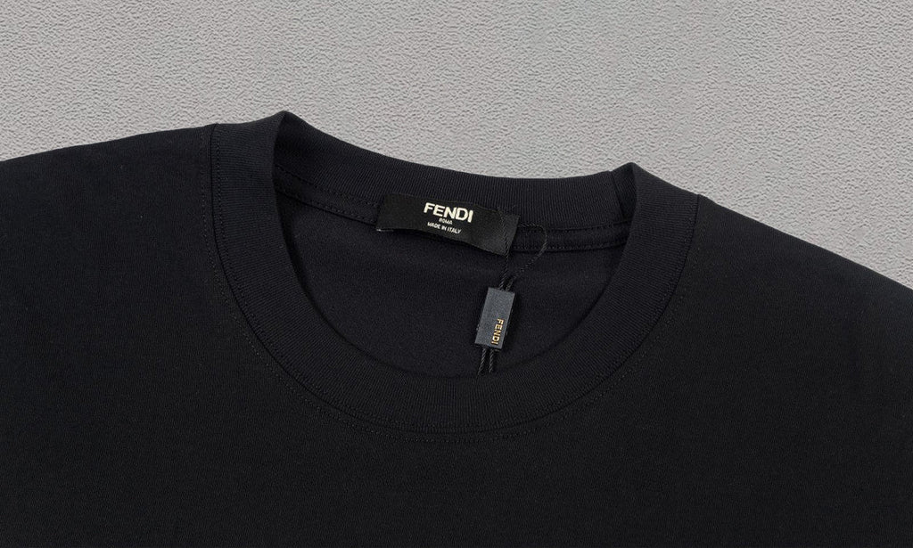 Black fashion T-shirt 058
