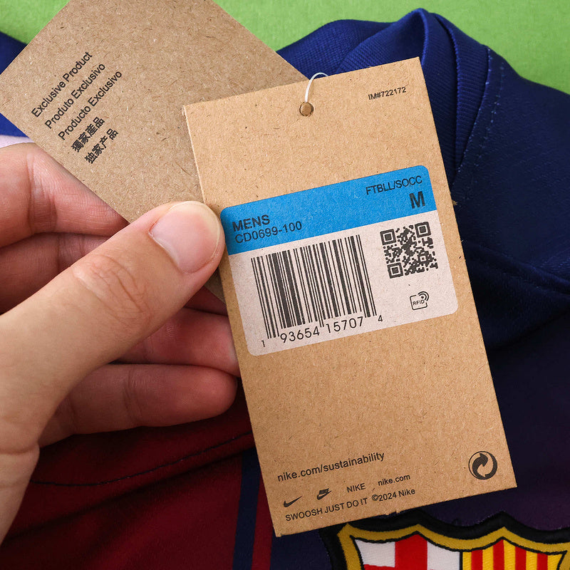 Barcelona 25/26 Home Jersey - Long Sleeve