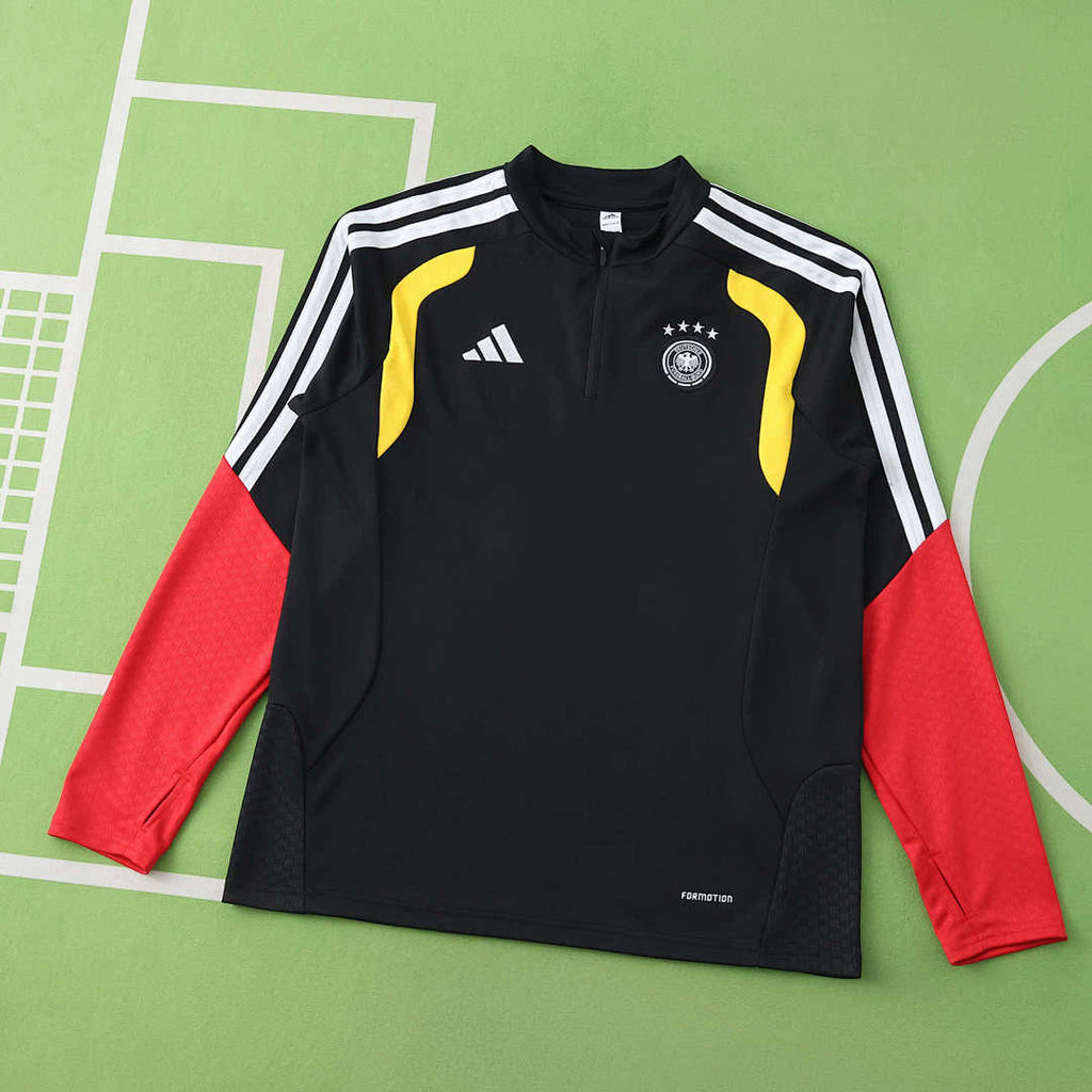 Germany World Cup 2026 Half-Zip Training Suit Set Black