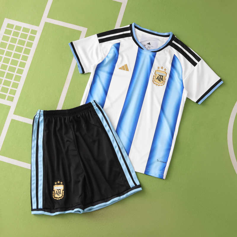 Kit Kids Argentina World Cup 2026 Jersey
