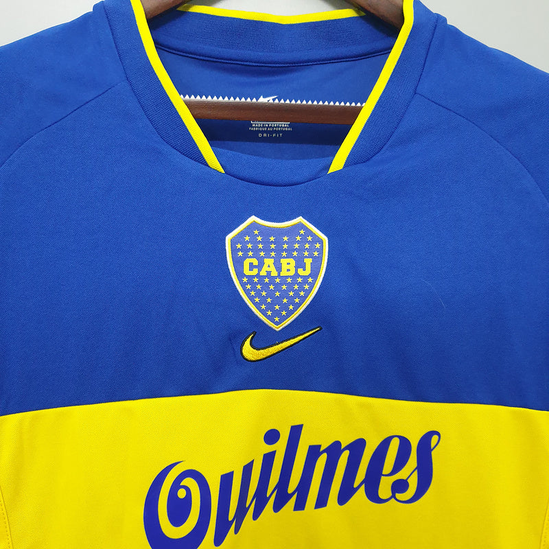 Boca Juniors 2001 Home Jersey - Retro Version