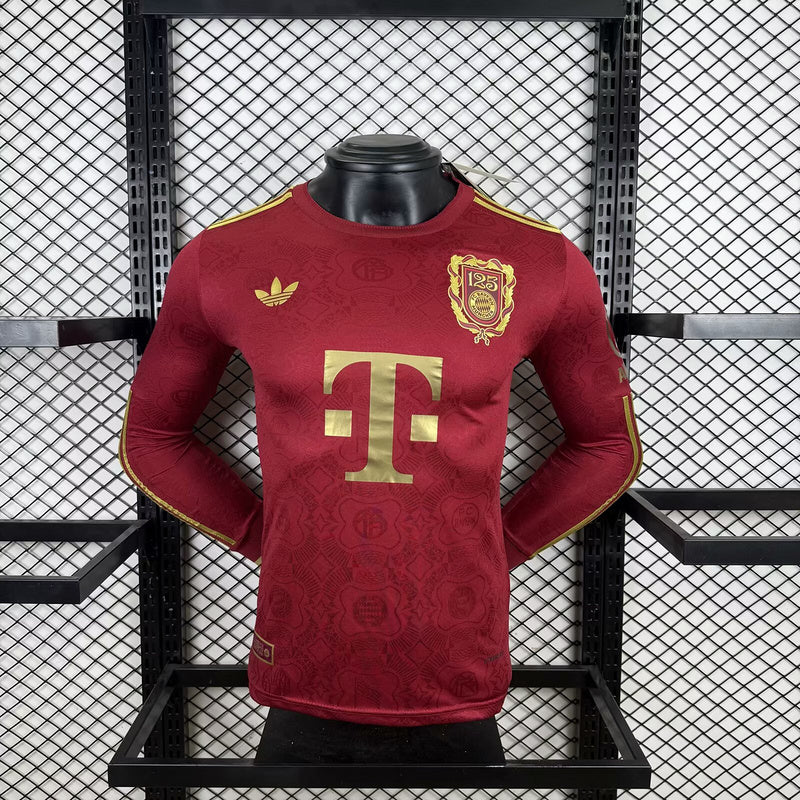 Bayern Munich Player Jersey 125th Anniversary Long Sleeve