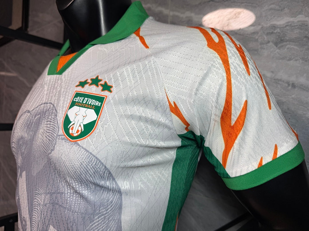 Ivory Coast Special Edition White Jersey - Player Version