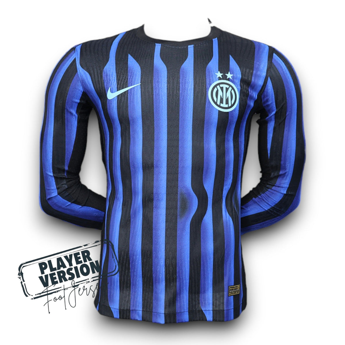 Inter Milan Home 2025/2026 Player Jersey - Long Sleeve