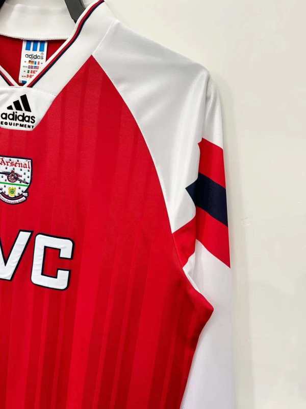 Arsenal Retro Jersey Home 1992/94 Long Sleeve - Remake