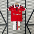 Kids Manchester United Home Kit 1999/2000 - Retrﾃｴ