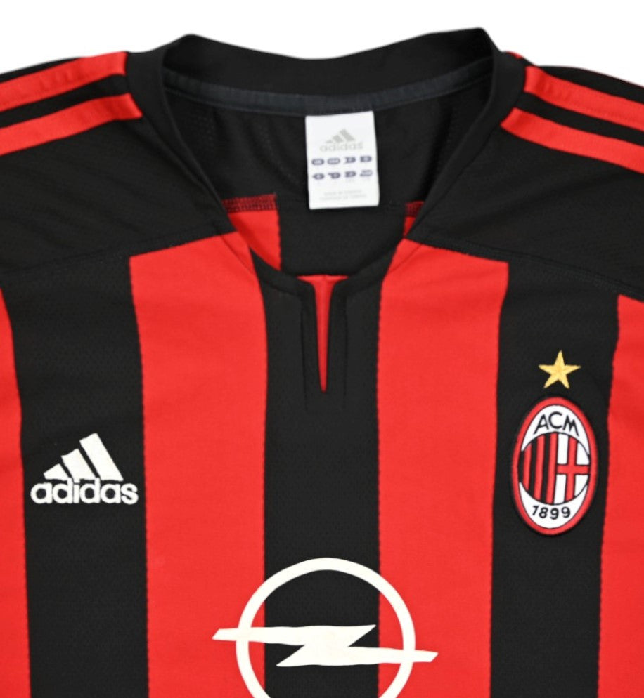 AC Milan 03/04 I Home Jersey - Long Sleeve Retro Version