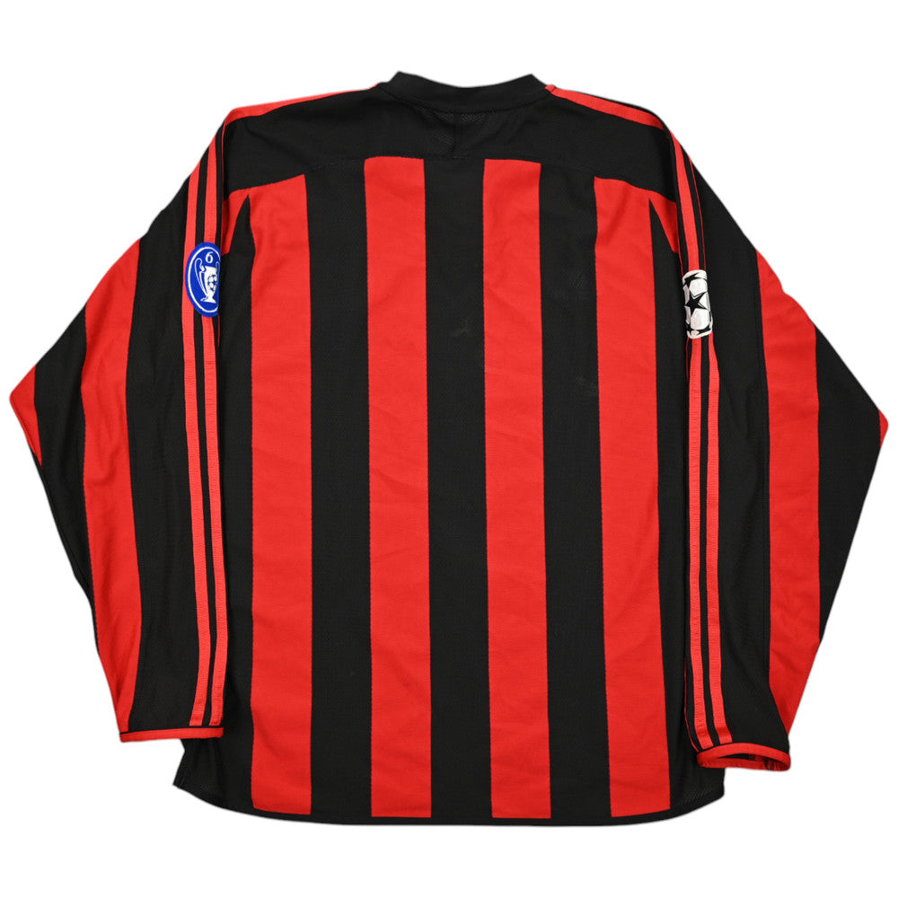 AC Milan 03/04 I Home Jersey - Long Sleeve Retro Version