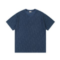 Jacquard towelling T-shirt