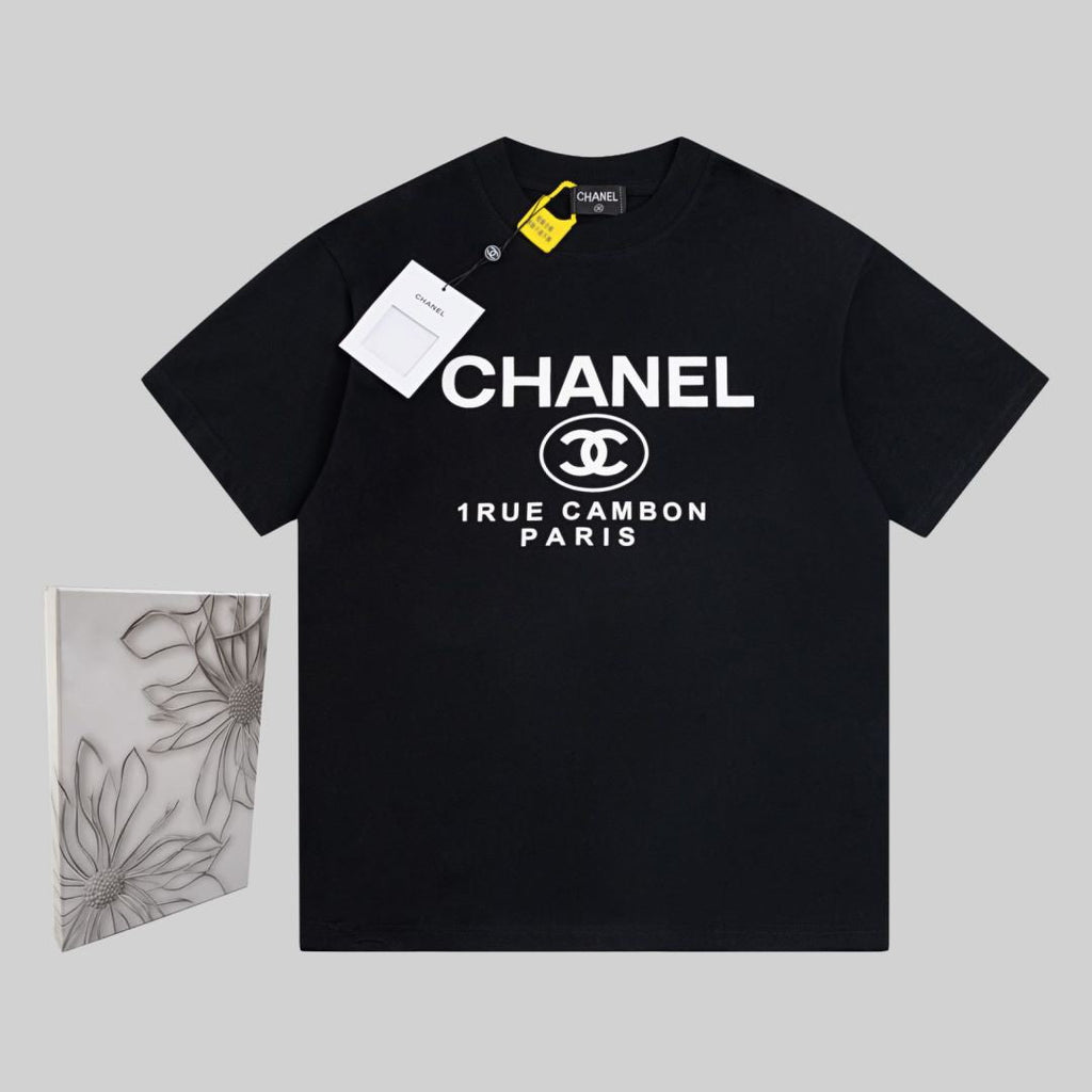 Black fashion T-shirt 9671