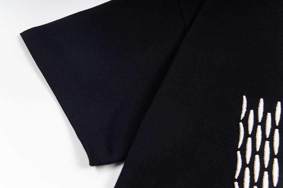 Pearl embroidered T-shirt
