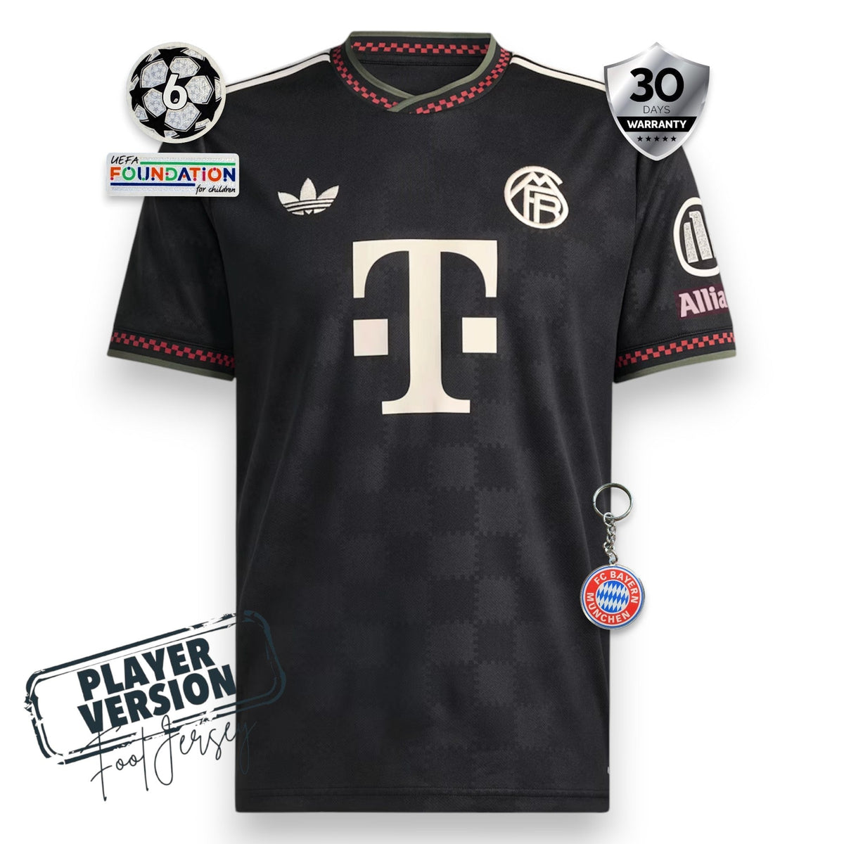 Bayern Munich Player Champions League Jersey 2025/26
