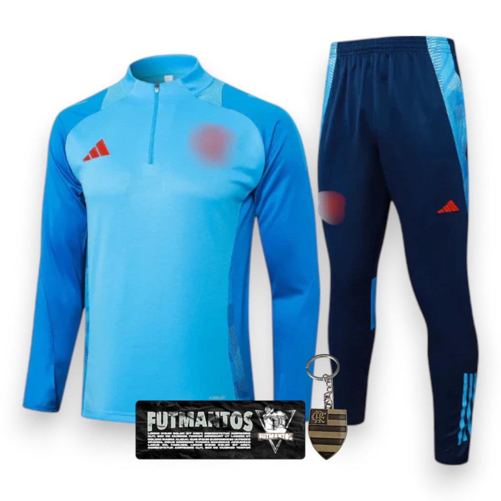 Conjunto Agasalho Flamengo Treino CRF 25/26 - Azul
