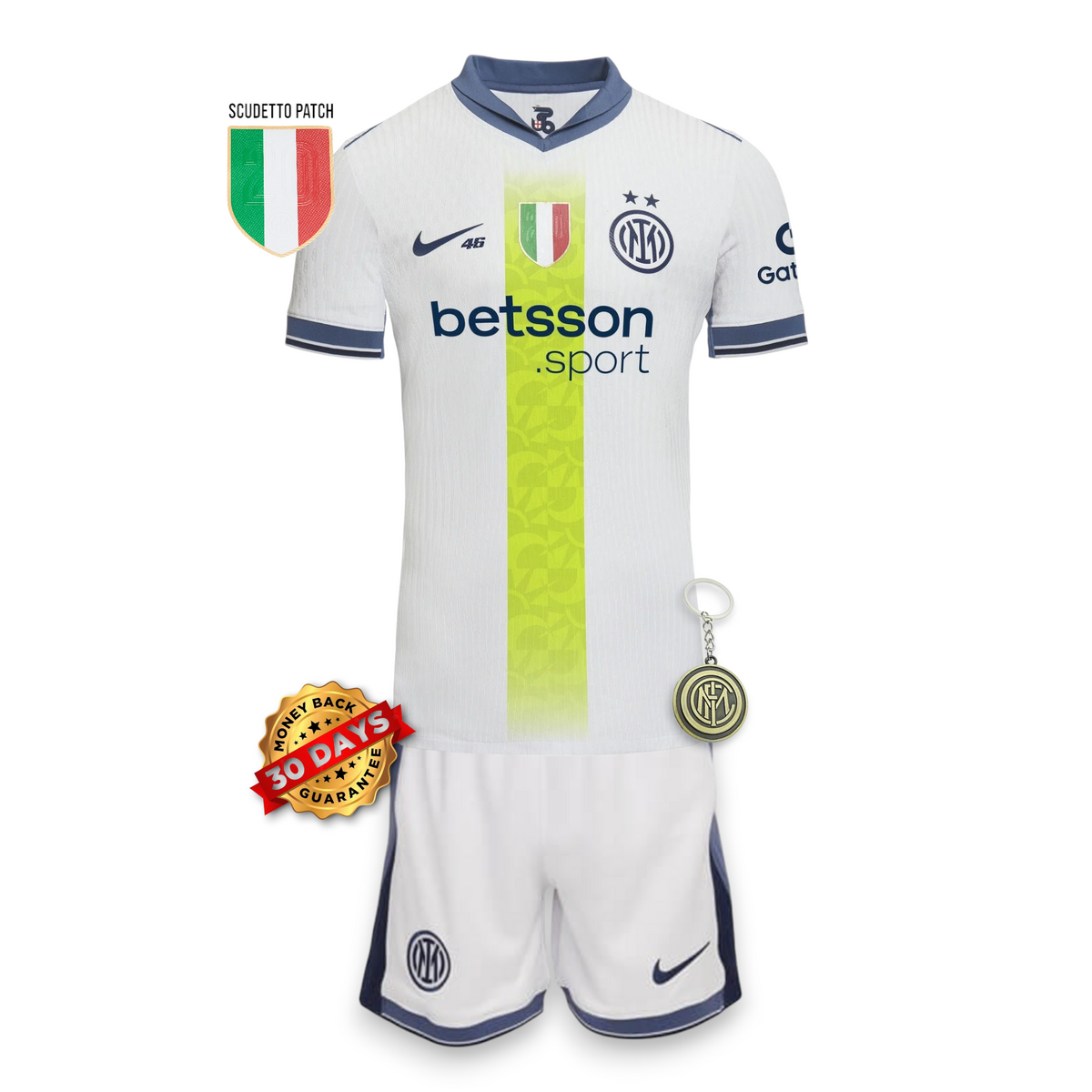 Kids Inter Milan Away Kit Special Edition Valentino Rossi #46