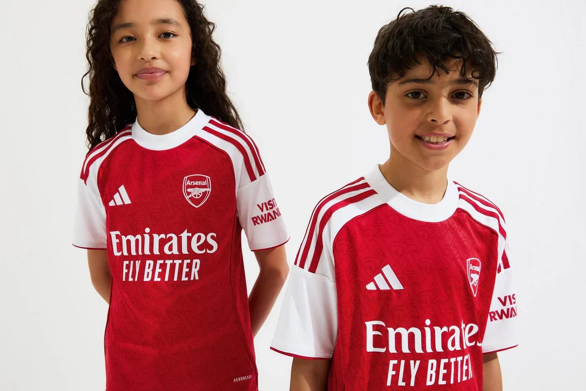 Kids Arsenal Home Kit 2025/26